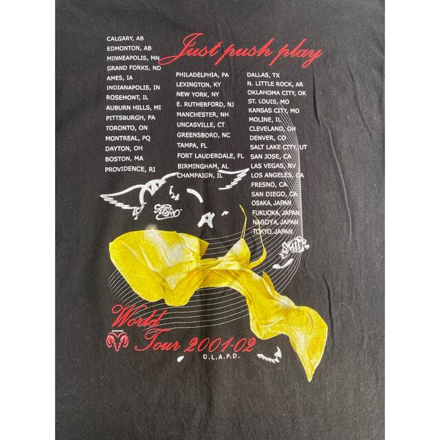 00'S 当時物　AEROSMITH Tシャツ　ヴィンテージ　空山　基 メンズのトップス(Tシャツ/カットソー(半袖/袖なし))の商品写真
