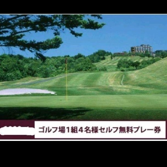最新情報 シャトレーゼゴルフ☆ゴルフ場1組4名迄のセルフ無料プレー券 ゴルフ場