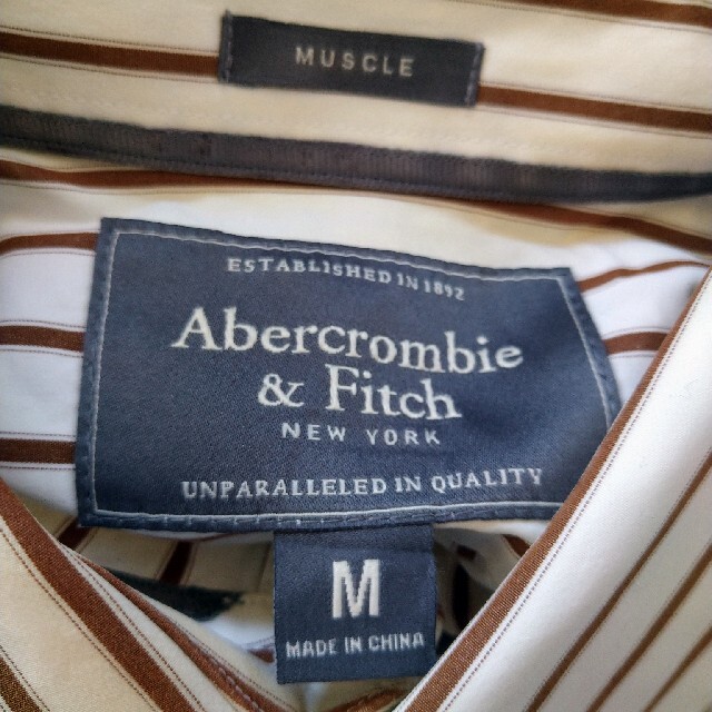 Abercrombie&Fitch(アバクロンビーアンドフィッチ)のアバクロ　メンズシャツ　Mサイズ メンズのトップス(シャツ)の商品写真