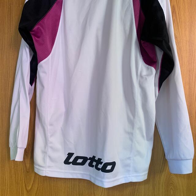 lotto(ロット)のlotto 長袖　白色　フリーサイズ メンズのトップス(Tシャツ/カットソー(七分/長袖))の商品写真