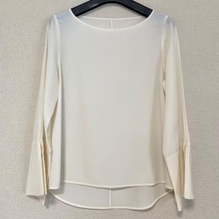 ユナイテッドアローズグリーンレーベルリラクシング(UNITED ARROWS green label relaxing)のグリーンレーベルリラクシング　ボートネックシフォンブラウス(シャツ/ブラウス(長袖/七分))