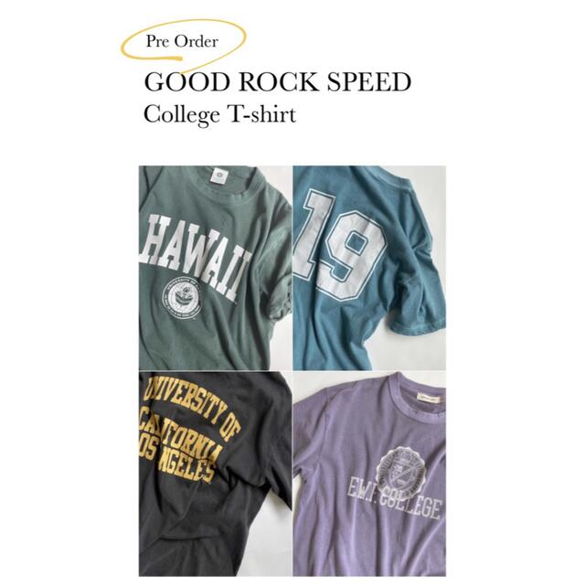 L'Appartement DEUXIEME CLASSE(アパルトモンドゥーズィエムクラス)のL'Appartement GOOD ROCK SPEED College T レディースのトップス(Tシャツ(半袖/袖なし))の商品写真