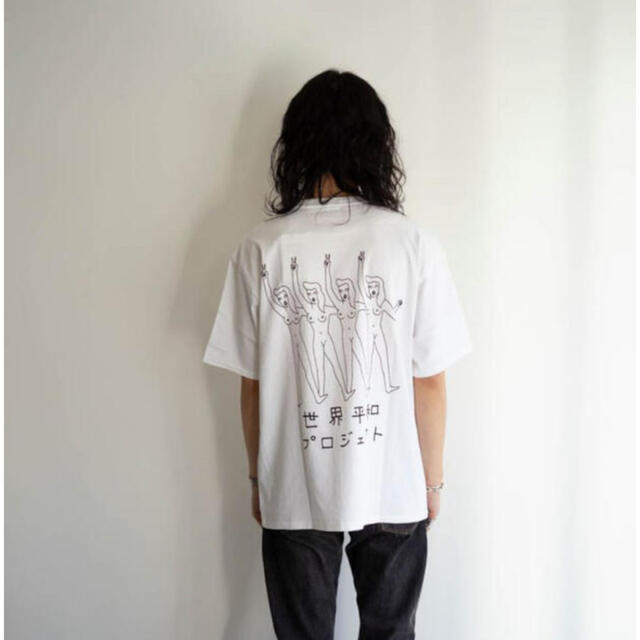 WACKO MARIA 世界平和プロジェクト CREW NECK T-SHIRT