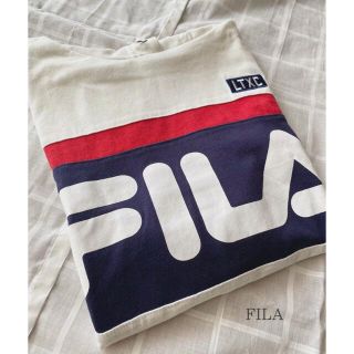 ラブトキシック(lovetoxic)の半袖ショート丈パーカー　FILA(Tシャツ/カットソー)