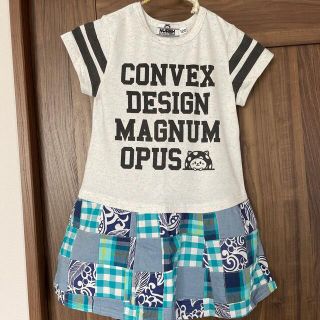 コンベックス(CONVEX)のコンベックス　120 ワンピース(Tシャツ/カットソー)