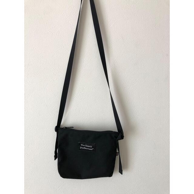 ennoy エンノイ shoulder bag black ショルダーバッグ - バッグ