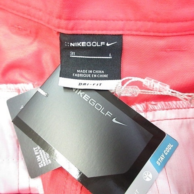 NIKE(ナイキ)のナイキゴルフ NIKE GOLF ゴルフ パンツ 赤 ピンク オレンジ 31 スポーツ/アウトドアのゴルフ(ウエア)の商品写真