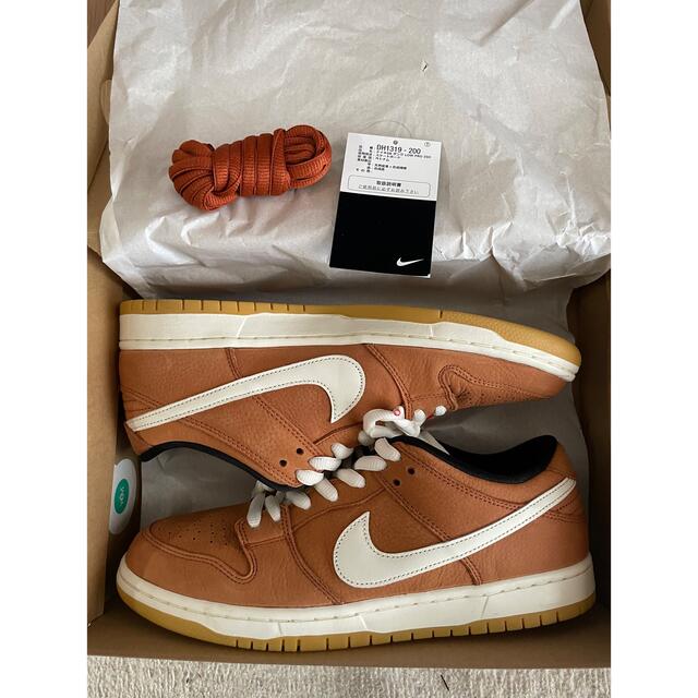 スニーカー美品 28.5 NIKE SB DUNK LOW "DARK RUSSET"