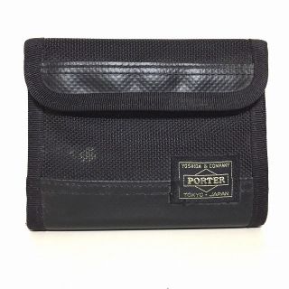 ポーター(PORTER)のPORTER/吉田(ポーター) 2つ折り財布 - 黒(財布)