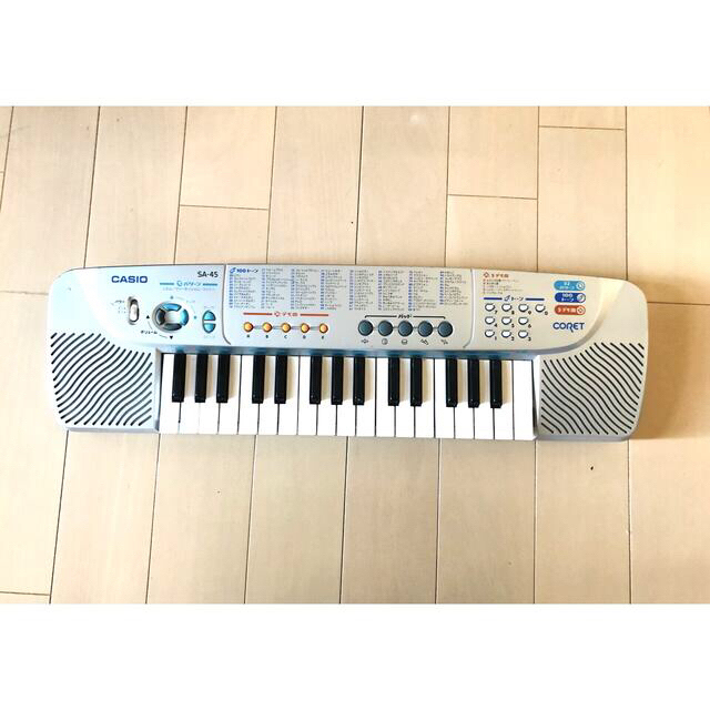 CASIO(カシオ)の■専用■カシオ CASIO SA-45 ミニキーボード、アダプター付き 楽器の鍵盤楽器(電子ピアノ)の商品写真