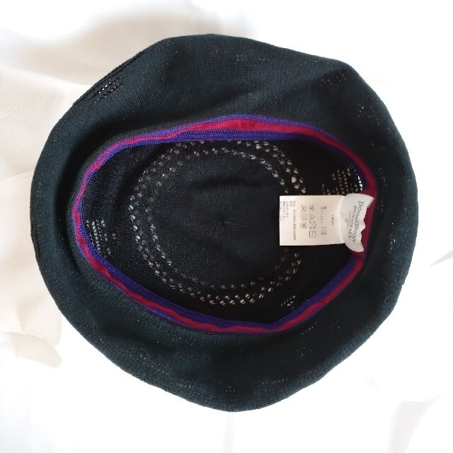 Vivienne Westwood(ヴィヴィアンウエストウッド)のvivienne westwood サマー ニット ベレー帽 オーブ 黒 レディースの帽子(ハンチング/ベレー帽)の商品写真