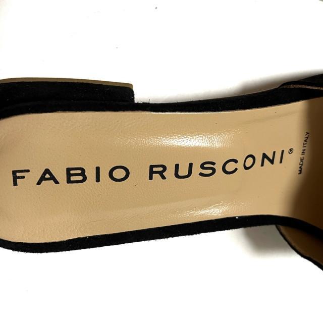 FABIO RUSCONI(ファビオルスコーニ)のファビオルスコーニ ミュール 39 - 黒 レディースの靴/シューズ(ミュール)の商品写真