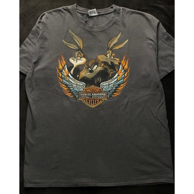 希少  Harley Davidson Looney Tunes Tシャツトップス