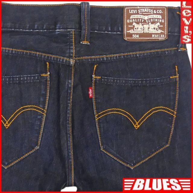 リーバイス504 W32 ジーンズ ジーパン デニム メンズSJ1195