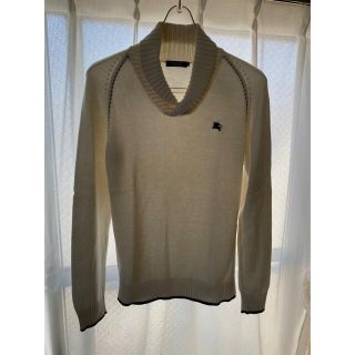 バーバリーブラックレーベル(BURBERRY BLACK LABEL)の美品！Burberryコットンセーター(ニット/セーター)