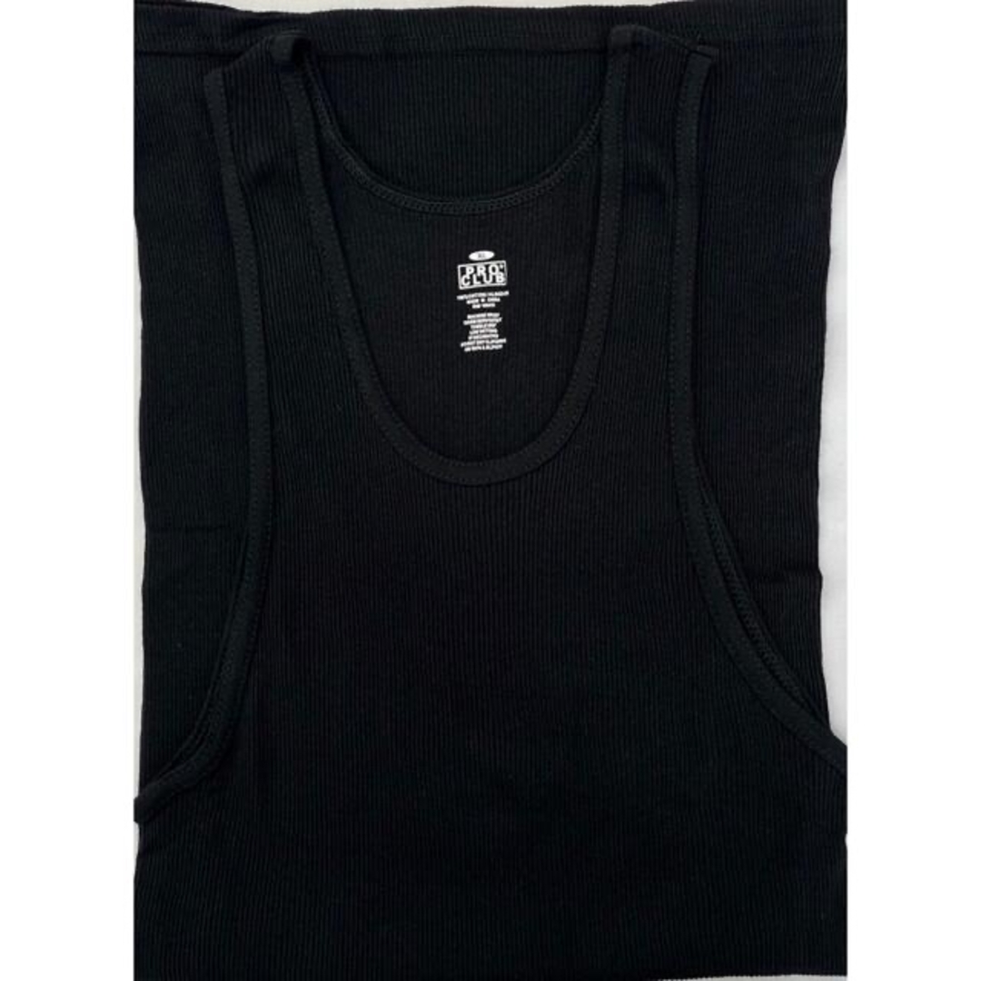PRO CLUB(プロクラブ)のPRO CLUB プロクラブ 5.6oz タンクトップ　ブラック　XL メンズのトップス(Tシャツ/カットソー(半袖/袖なし))の商品写真