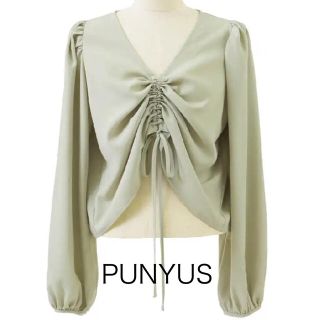 プニュズ(PUNYUS)の【未使用品】PUNYUS ドロストチュニック サイズ１(シャツ/ブラウス(長袖/七分))