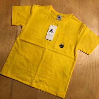 プチバトー(PETIT BATEAU)のプチバトー イエローTシャツ5A(Tシャツ/カットソー)