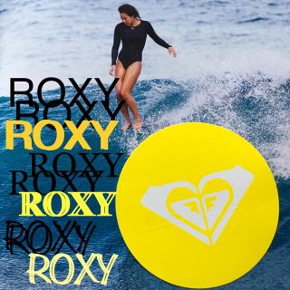 ロキシー(Roxy)のROXYロキシーUS限定アイコンサークルステッカーyellow(その他)