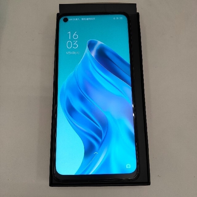 新品 未開封 SIMフリー スマホ 携帯 OPPO Reno5A アイスブルー