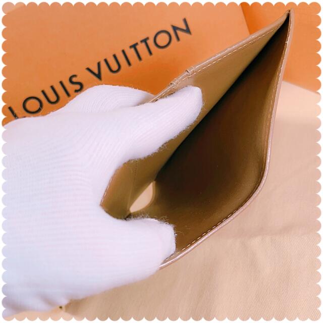 LOUIS VUITTON(ルイヴィトン)のルイヴィトン モノグラム ヴェルニ マットゴールド ポルトモネビエ がま口財布 レディースのファッション小物(財布)の商品写真