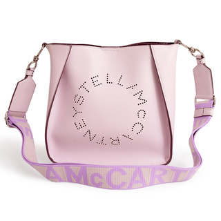 ステラマッカートニー(Stella McCartney)のステラマッカートニー ステラ ロゴ ショルダーバッグ ピンク（未使用　展示品）(ショルダーバッグ)