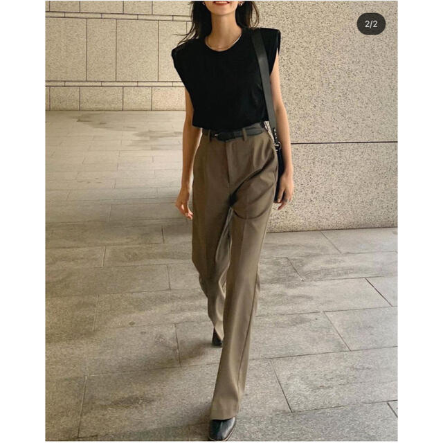 CLANE(クラネ)の　clane クラネ　FLARE SLACKS PANTS レディースのパンツ(カジュアルパンツ)の商品写真