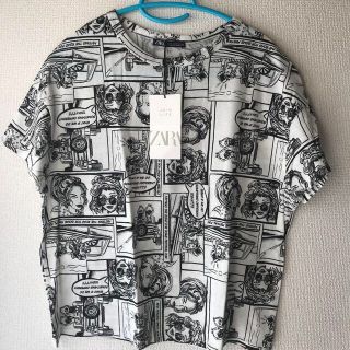 ザラ(ZARA)の新品 ZARA Tシャツ(Tシャツ(半袖/袖なし))