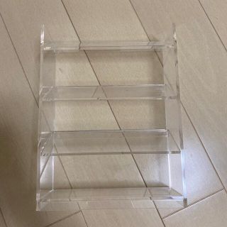 ムジルシリョウヒン(MUJI (無印良品))のアクリルボトルスタンド３段(小物入れ)