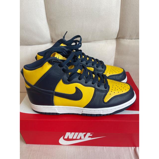 Nike Dunk Hi Michigan ミシガン　27.5スニーカー