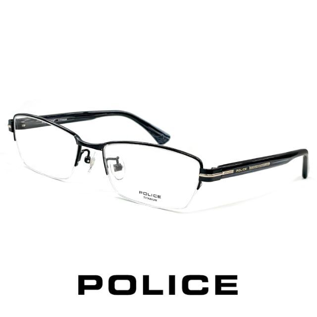 リート POLICE VPLB26J-02BV-54 度付可 ブラウンデミの通販はau PAY