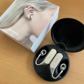 ソニー(SONY)のSony XPERIA Ear Duo XEA20 ゴールド(ヘッドフォン/イヤフォン)