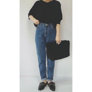 ザラ(ZARA)のぴょん助様専用　ZARA マムフィットジーンズ(デニム/ジーンズ)