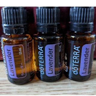 ドテラ(doTERRA)の新品ドテラ　アロマ　ラベンダー3本セット②(エッセンシャルオイル（精油）)