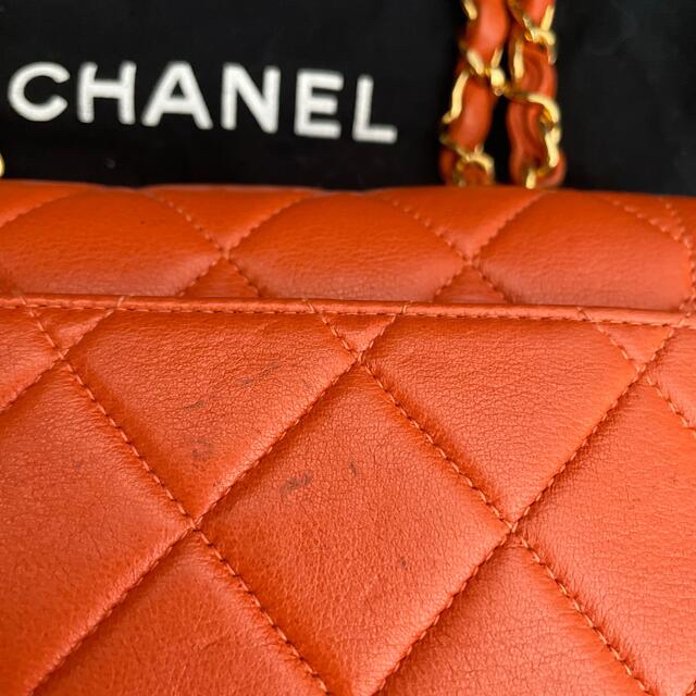 CHANEL(シャネル)のシャネル　ミニチェーンバック　オレンジ　 レディースのバッグ(ハンドバッグ)の商品写真