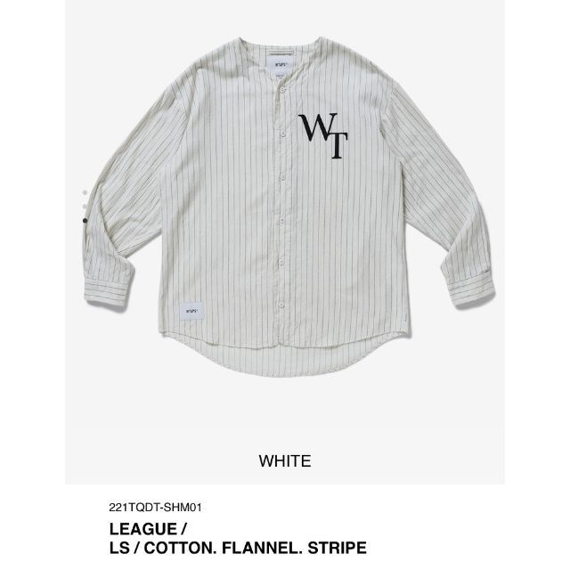 WHITE M 22SS WTAPS LEAGUE / LS / COTTONneighborhood - mirabellor.com