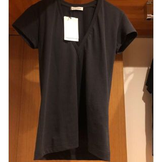 【未使用】MADISONBLUE VELOUR DEEP V NECK TEE