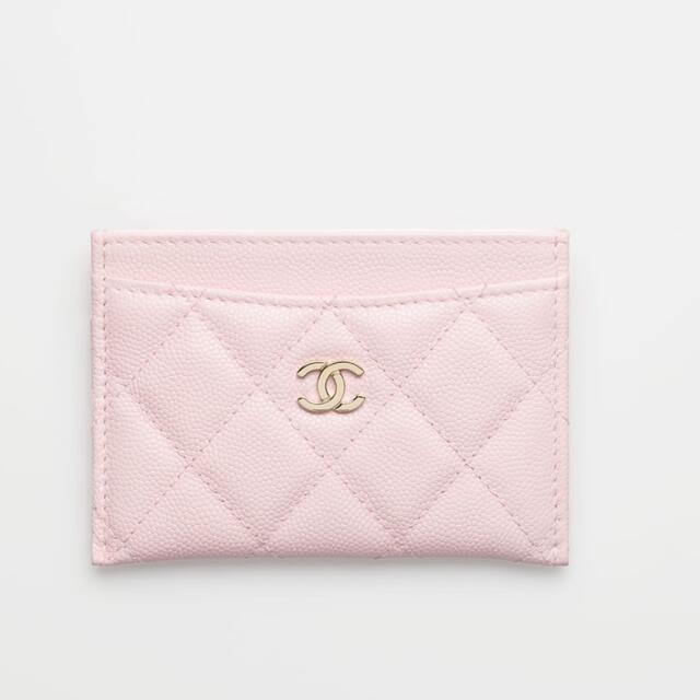 CHANEL カードケース　ピンク