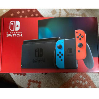 ニンテンドースイッチ(Nintendo Switch)のNintendo Switch JOY-CON(L)ネオンブルー/Rネオンレッド(家庭用ゲーム機本体)