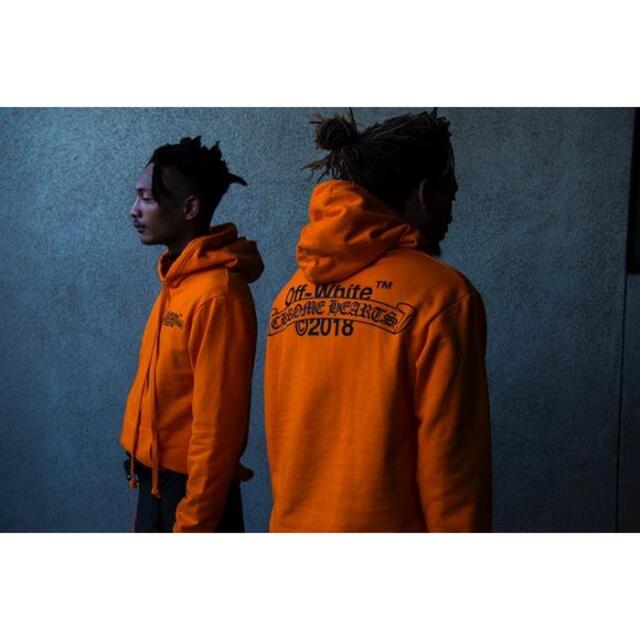 OFF-WHITE(オフホワイト)のクロムハーツ　オフホワイト メンズのトップス(パーカー)の商品写真