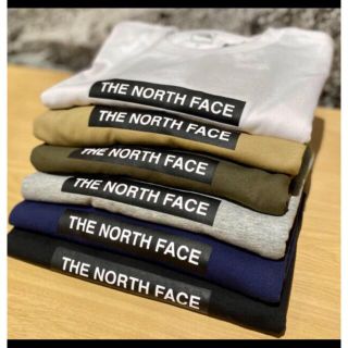 ザノースフェイス(THE NORTH FACE)の【未開封新品】ノースフェイス　Tシャツ　半袖　ボックスロゴ　シンプルロゴデザイン(Tシャツ/カットソー(半袖/袖なし))