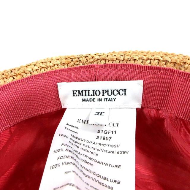 EMILIO PUCCI(エミリオプッチ)のエミリオプッチ 帽子 2美品  21GF11 レディースの帽子(その他)の商品写真