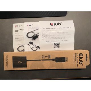 Club3D DP1.4 to HDMI2.1 Active Adapter (PC周辺機器)