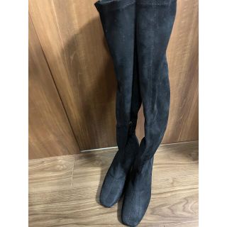 ザラ(ZARA)のZARA ニーハイブーツ 37(ブーツ)