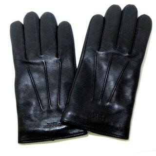 コーチ(COACH)のコーチ 手袋 メンズ新品同様  - 54182 黒(手袋)