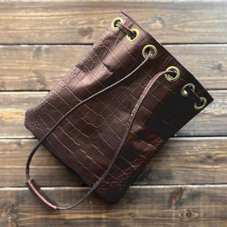 巾着(レザー)の通販 97点(ハンドメイド) | お得な新品・中古・未