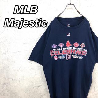 希少 90s MLB マジェスティック Tシャツ ビッグシルエット 美品(Tシャツ/カットソー(半袖/袖なし))