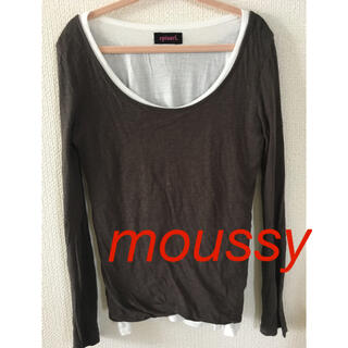 マウジー(moussy)のmoussy Tシャツコットン　2枚セット(シャツ/ブラウス(長袖/七分))