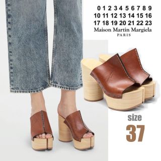 マルタンマルジェラ(Maison Martin Margiela)の新品 定価12万 Maison Margiela Tabiクロッグ 厚底サンダル(サンダル)