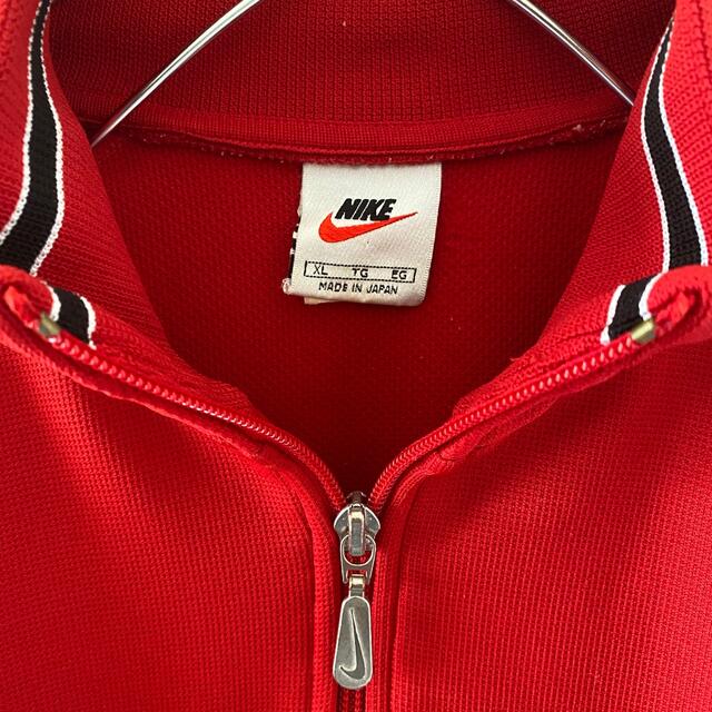 NIKE(ナイキ)の90'sNIKEナイキトラックジャケットジャージ小松菜奈xlXL赤レッド長袖古着 メンズのトップス(ジャージ)の商品写真